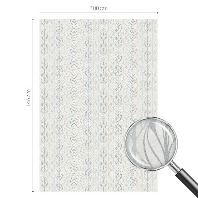 Folie geam intimitate model vitraliu Model cu frunze