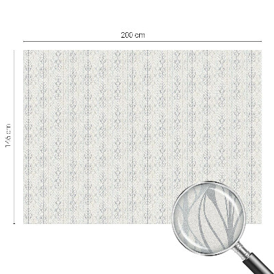 Folie geam intimitate model vitraliu Model cu frunze