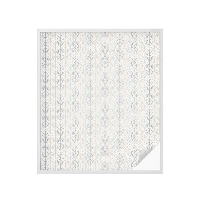 Folie geam intimitate model vitraliu Model cu frunze