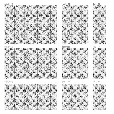 Folie decorativă vitraliu pentru uși și ferestre Eleganță frunzișoasă