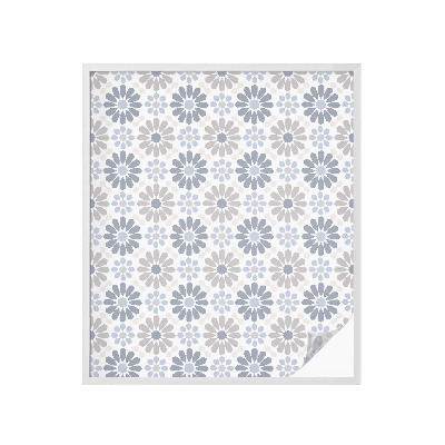 Folie geam intimitate model vitraliu Mozaic floral