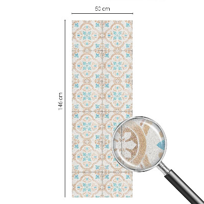 Folie decorativă vitraliu pentru uși și ferestre plăci rustice