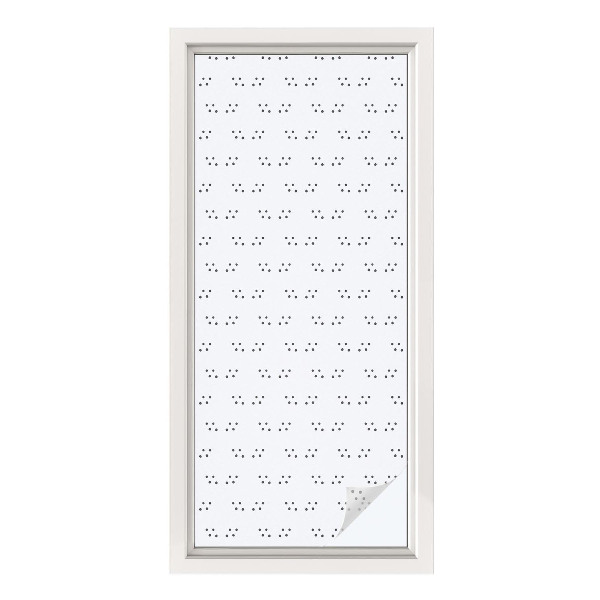 Folie geam să nu se vadă din exterior Model de puncte