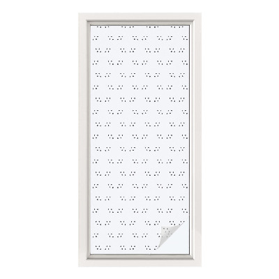 Folie geam să nu se vadă din exterior Model de puncte