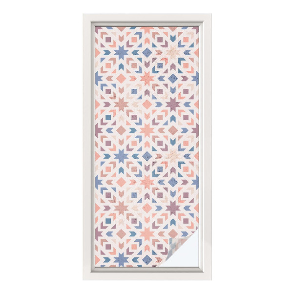 Autocolant vitraliu pentru geam Modele colorate