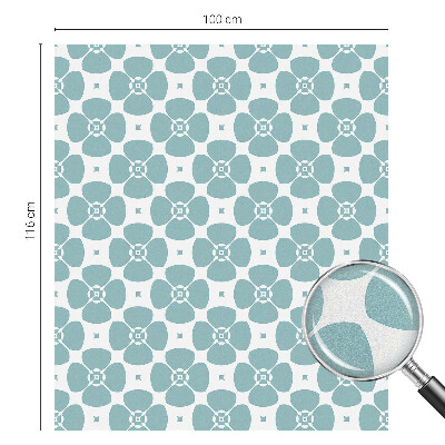 Folie geam să nu se vadă din exterior Simetria florală