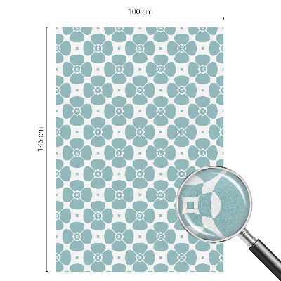 Folie geam să nu se vadă din exterior Simetria florală