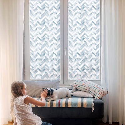 Folie decorativă geam Model geometric