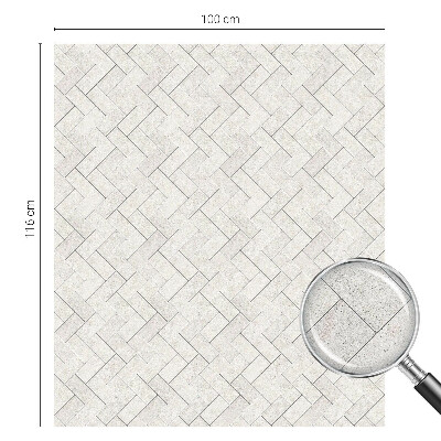 Folie geam intimitate model vitraliu Motivul în spic de hering