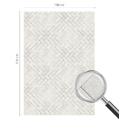 Folie geam intimitate model vitraliu Motivul în spic de hering