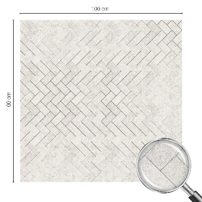 Folie geam intimitate model vitraliu Motivul în spic de hering