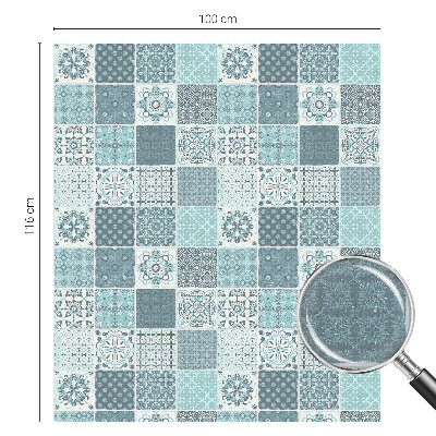 Autocolant vitraliu pentru geam Plăci boho