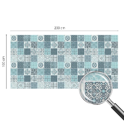 Autocolant vitraliu pentru geam Plăci boho