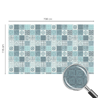 Autocolant vitraliu pentru geam Plăci boho