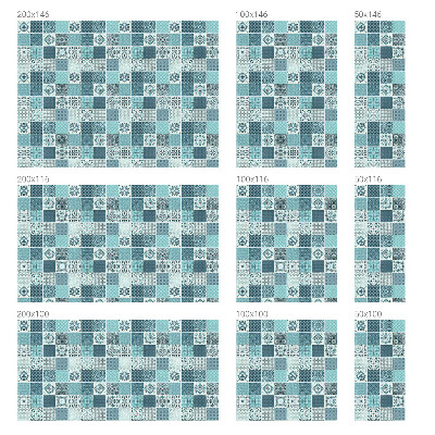 Autocolant vitraliu pentru geam Plăci boho