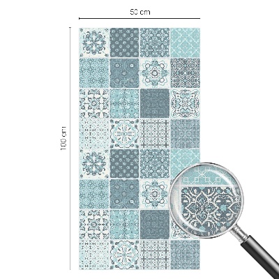 Autocolant vitraliu pentru geam Plăci boho