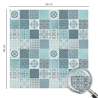 Autocolant vitraliu pentru geam Plăci boho