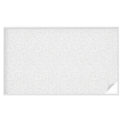 Folie geam intimitate model vitraliu Model cu frunze