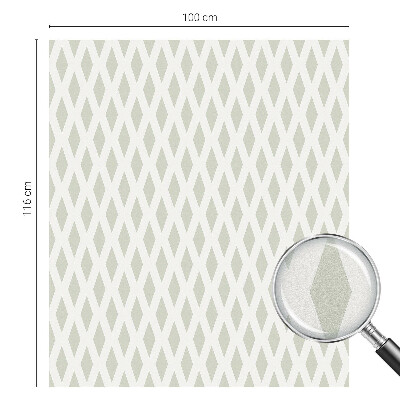 Folie decorativă vitraliu pentru uși și ferestre Model de diamant