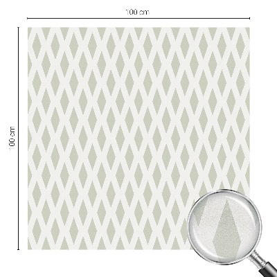 Folie decorativă vitraliu pentru uși și ferestre Model de diamant