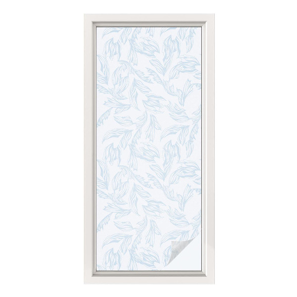 Folie decorativă geam Frunze eterice