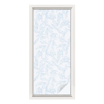 Folie decorativă geam Frunze eterice