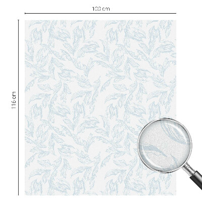 Folie decorativă geam Frunze eterice