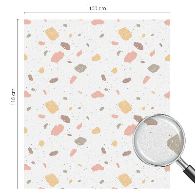 Folie geam să nu se vadă din exterior Terrazzo abstract