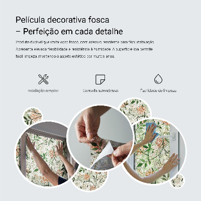 Folie decorativă vitraliu pentru uși și ferestre Model dinamic