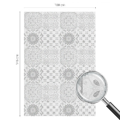 Folie decorativă vitraliu pentru uși și ferestre Eleganță clasică