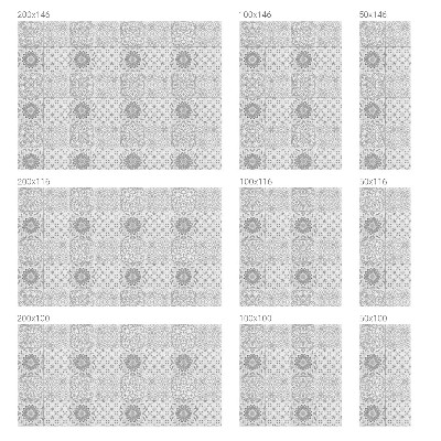 Folie decorativă vitraliu pentru uși și ferestre Eleganță clasică