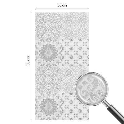 Folie decorativă vitraliu pentru uși și ferestre Eleganță clasică