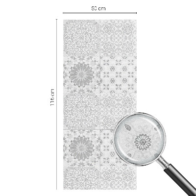 Folie decorativă vitraliu pentru uși și ferestre Eleganță clasică