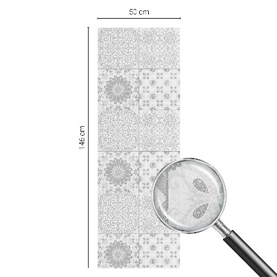 Folie decorativă vitraliu pentru uși și ferestre Eleganță clasică