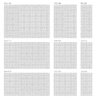 Folie decorativă geam Simetria florală