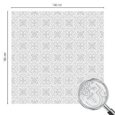 Folie decorativă geam Simetria florală