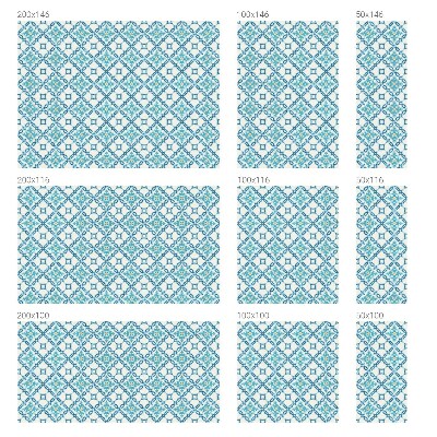 Autocolant vitraliu pentru geam Simetria clasică