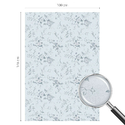 Folie geam să nu se vadă din exterior Flori subtile