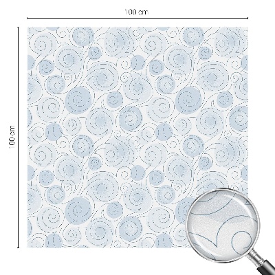 Folie decorativă geam Modele spiralate