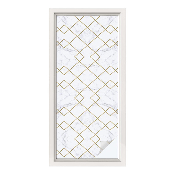 Autocolant vitraliu pentru geam Linii geometrice