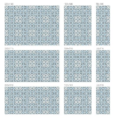 Folie geam intimitate model vitraliu Modele geometrice