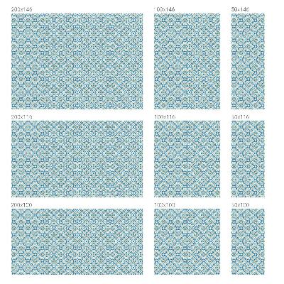 Autocolant vitraliu pentru geam Rozete geometrice