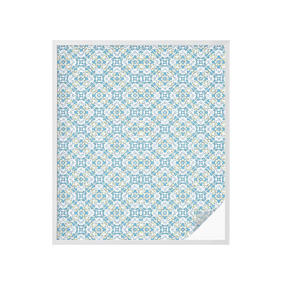 Autocolant vitraliu pentru geam Rozete geometrice