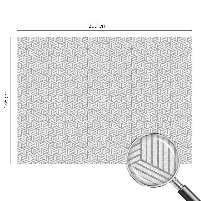 Folie decorativă geam Solide hexagonale