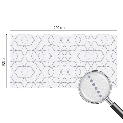 Autocolant vitraliu pentru geam Romburi violet