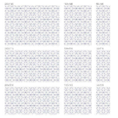 Autocolant vitraliu pentru geam Romburi violet