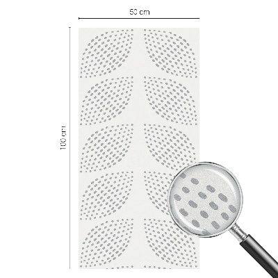 Folie geam intimitate model vitraliu Frunze punctate