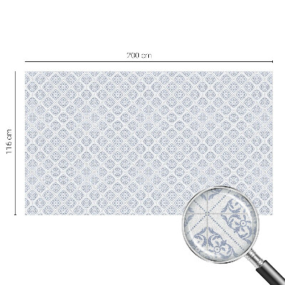 Autocolant vitraliu pentru geam Rozete delicate