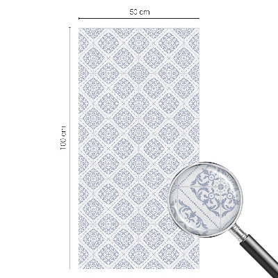 Autocolant vitraliu pentru geam Rozete delicate