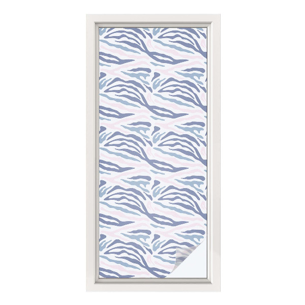 Folie geam intimitate model vitraliu Model zebră